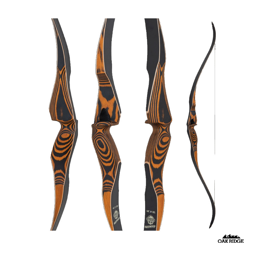 (image for) Oak Ridge Hardwood One Piece Hunting Recurve Bow 62"