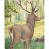 JVD Tierbildauflage großer Hirsch (119cm) (Bild für) JVD Tierbildauflage großer Hirsch (119cm)