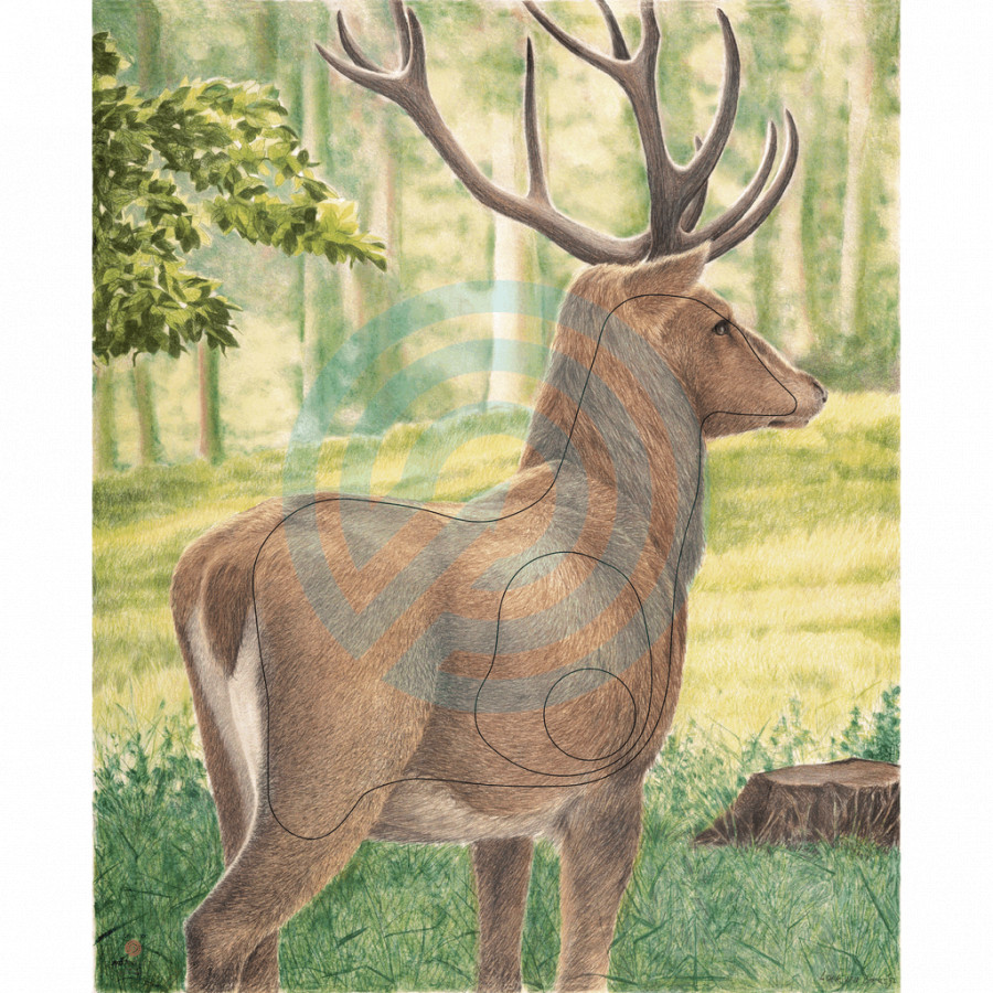 (image for) JVD Animal Target Face Large Deer (119cm)