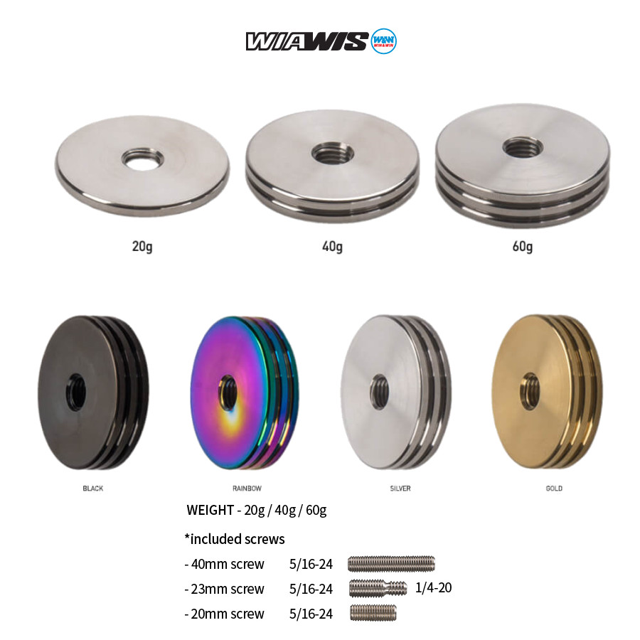 (Bild für) Win & Win Wiawis Disc Color Gewicht (3er Pack)