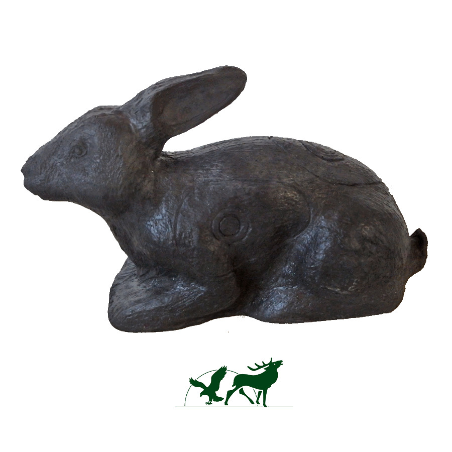 (image for) Leitold 3D-Target Bedded Rabbit black edition