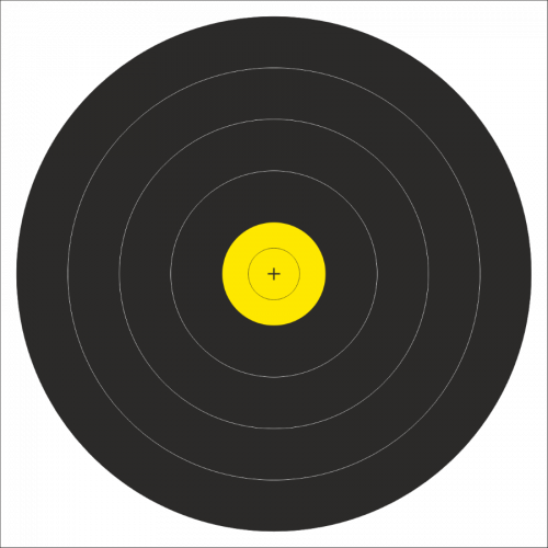 Field Target Face 40cm (waterproof)