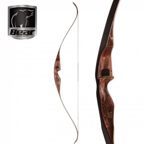 Bear Grizzly Traditioneller Jagdrecurve Bogen 58"