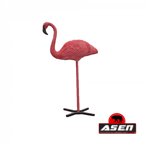 Asen/Wildcrete 3D Flamingo stehend