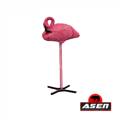 Asen/Wildcrete 3D Flamingo schlafend