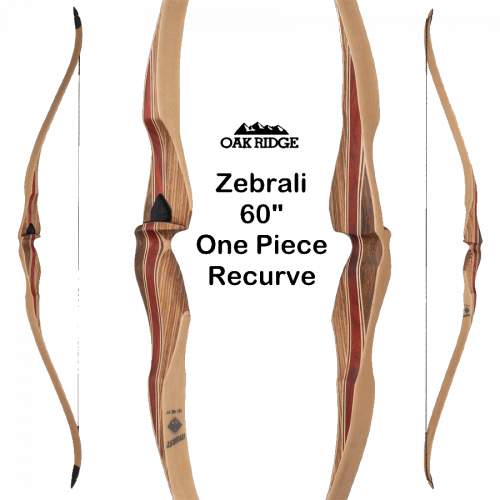 Oak Ridge Zebrali One Piece Recurve (60")