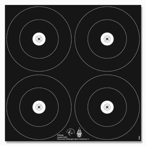 Krüger IFAA Hunter Face 20cm 4-Spot *reinforced*