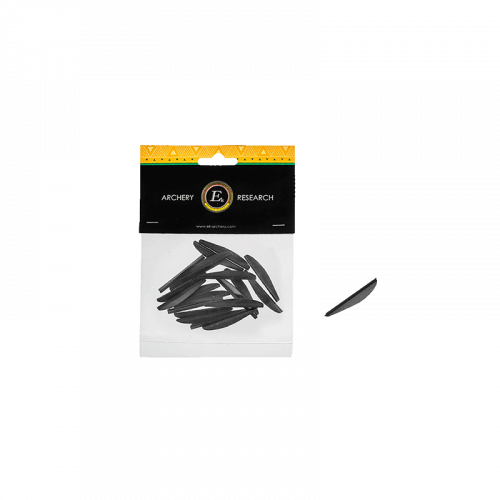 EK Archery Vanes 1,8" black for Pistol Crossbow Aluminium Bolts (20pcs bag)
